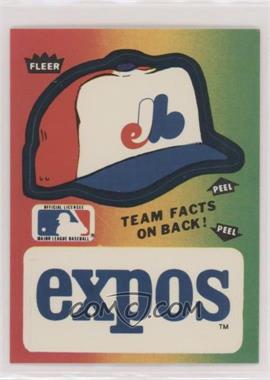 1984 Fleer - Team Stickers Inserts #_MOEX.2 - Montreal Expos (Hat) [EX to NM]