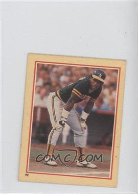 1984 Fleer Star Stickers Album Stickers - [Base] #92 - Rickey Henderson