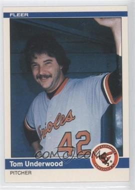 1984 Fleer Update - [Base] #U-121 - Tom Underwood