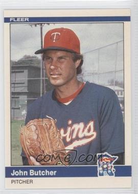 1984 Fleer Update - [Base] #U-20 - John Butcher