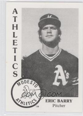 1984 Frank Chong Modesto A's - [Base] #1 - Eric Barry