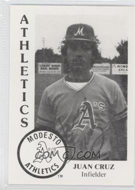 1984 Frank Chong Modesto A's - [Base] #14 - Juan Cruz