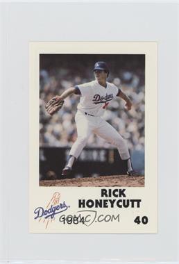 1984 Los Angeles Dodgers Los Angeles Police - [Base] #40 - Rick Honeycutt