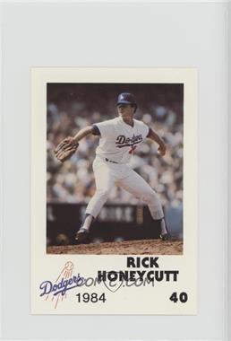 1984 Los Angeles Dodgers Los Angeles Police - [Base] #40 - Rick Honeycutt