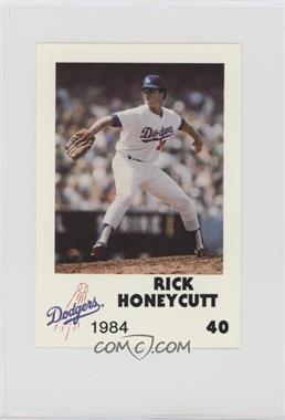1984 Los Angeles Dodgers Los Angeles Police - [Base] #40 - Rick Honeycutt