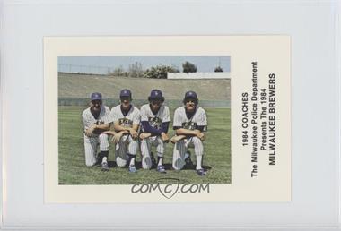 1984 Milwaukee Brewers Police - [Base] #COAC - Coaches