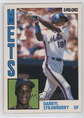 1984 O-Pee-Chee - [Base] #182 - Darryl Strawberry