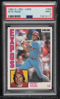 1984 O-Pee-Chee - [Base] #300 - Pete Rose [PSA 9 MINT]