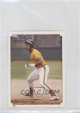 1984 O-Pee-Chee Album Stickers - [Base] #327 - Rickey Henderson