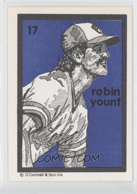 1984 O'Connell & Son Ink Series 1 - [Base] #17 - Robin Yount