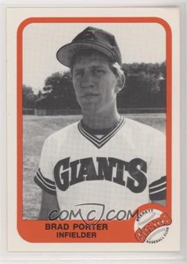 1984 Pacific Cramer Everett Giants - [Base] #22 - Bradley Porter