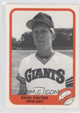 1984 Pacific Cramer Everett Giants - [Base] #22 - Bradley Porter