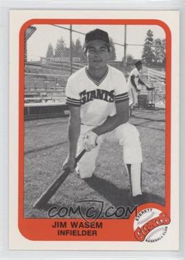 1984 Pacific Cramer Everett Giants - [Base] #24 - Jim Wasem