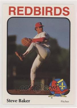 1984 Riley's Louisville Redbirds - [Base] #25 - Steve Baker