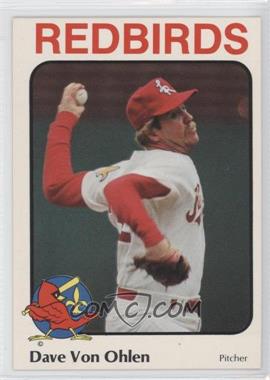 1984 Riley's Louisville Redbirds - [Base] #9 - Dave Von Ohlen