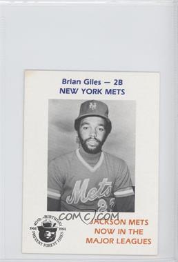 1984 Smokey Bear Jackson Mets Now in the Major Leagues - [Base] #_BRGI - Brian Giles