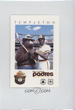 1984 Smokey Bear San Diego Padres - [Base] #1 - Garry Templeton
