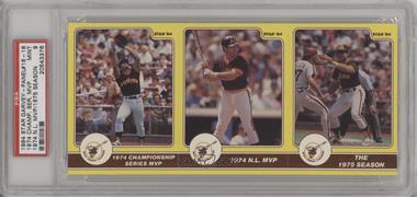 1984 Star Steve Garvey Baseball's Ironman Strip Set - [Base] #16-17-18 - Steve Garvey [PSA 9 MINT]