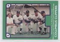 Columbus Clippers Team, Steve Donahue, Mickey Vernon, Mark Connor, Gil Patterso…