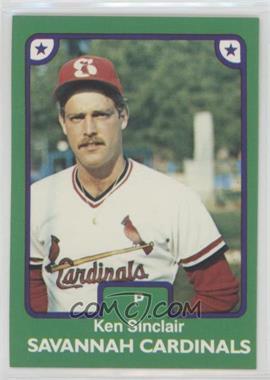 1984 TCMA Minor League - [Base] #436 - Kenneth Sinclair