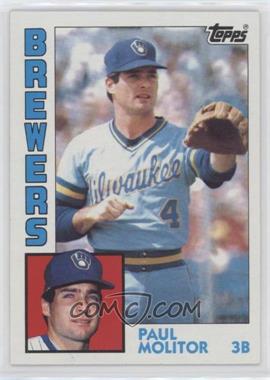 1984 Topps - [Base] - Blank Back #60 - Paul Molitor