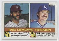 League Leaders - Al Holland, Dan Quisenberry