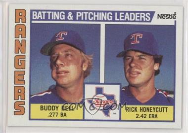 1984 Topps - [Base] - Nestle #37 - Team Checklist - Buddy Bell, Rick Honeycutt