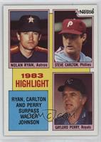 1983 Highlight - Nolan Ryan, Steve Carlton, Gaylord Perry [Poor to Fa…