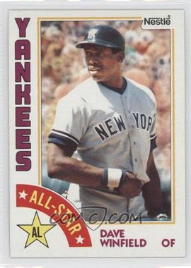 1984 Topps - [Base] - Nestle #402 - All-Star - Dave Winfield