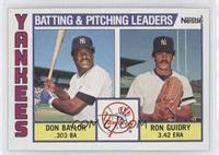 Team Checklist - Don Baylor, Ron Guidry