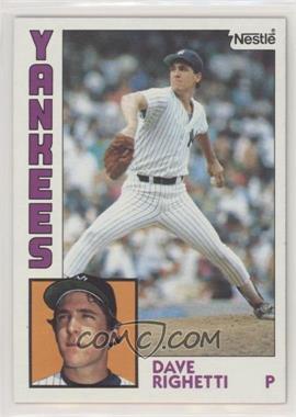 1984 Topps - [Base] - Nestle #635 - Dave Righetti