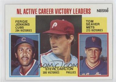 1984 Topps - [Base] - Nestle #706 - Career Leaders - Fergie Jenkins, Steve Carlton, Tom Seaver