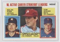 Career Leaders - NL Active Career Strikeout Leaders (Nolan Ryan, Steve Carlton,…