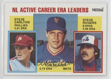 1984 Topps - [Base] - Nestle #708 - Career Leaders - Steve Carlton, Tom Seaver, Steve Rogers