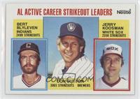 Career Leaders - Bert Blyleven, Don Sutton, Jerry Koosman [EX to NM]
