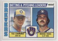 Team Checklist - Ted Simmons, Moose Haas