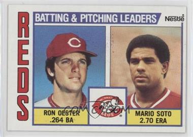1984 Topps - [Base] - Nestle #756 - Team Checklist - Ron Oester, Mario Soto