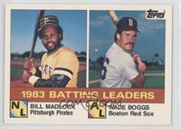 League Leaders - Bill Madlock, Wade Boggs