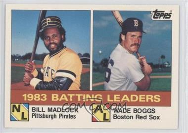 1984 Topps - [Base] - Tiffany #131 - League Leaders - Bill Madlock, Wade Boggs