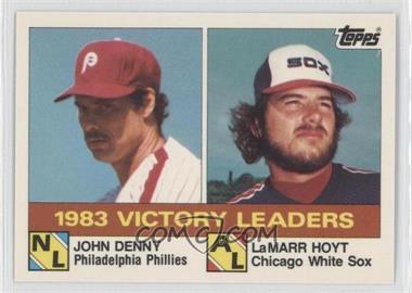 1984 Topps - [Base] - Tiffany #135 - League Leaders - John Denny, LaMarr Hoyt