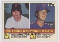 League Leaders - Atlee Hammaker, Rick Honeycutt [Poor to Fair]