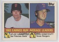 League Leaders - Atlee Hammaker, Rick Honeycutt [EX to NM]