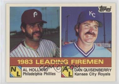 1984 Topps - [Base] - Tiffany #138 - League Leaders - Al Holland, Dan Quisenberry