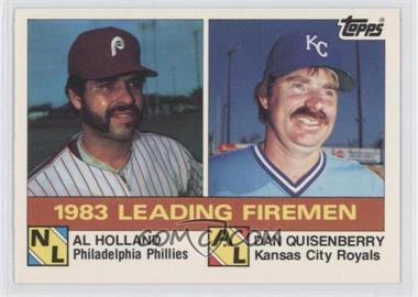 1984 Topps - [Base] - Tiffany #138 - League Leaders - Al Holland, Dan Quisenberry