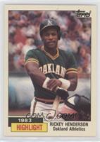 1983 Highlight - Rickey Henderson