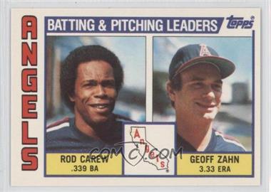 1984 Topps - [Base] - Tiffany #276 - Team Checklist - Rod Carew, Geoff Zahn