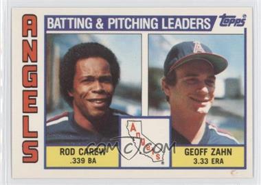 1984 Topps - [Base] - Tiffany #276 - Team Checklist - Rod Carew, Geoff Zahn