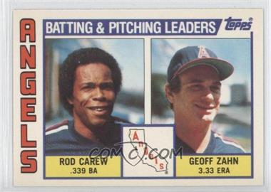 1984 Topps - [Base] - Tiffany #276 - Team Checklist - Rod Carew, Geoff Zahn