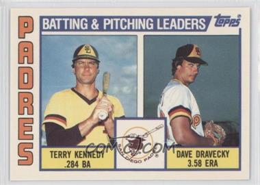 1984 Topps - [Base] - Tiffany #366 - Team Checklist - Terry Kennedy, Dave Dravecky