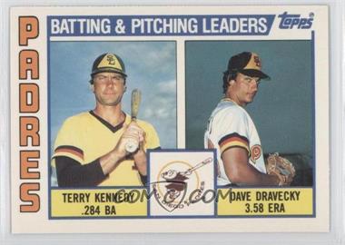 1984 Topps - [Base] - Tiffany #366 - Team Checklist - Terry Kennedy, Dave Dravecky